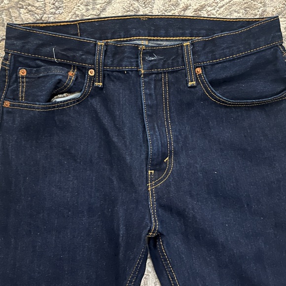 Levi's Men's Indigo Straight Jeans - Picture 2 of 4